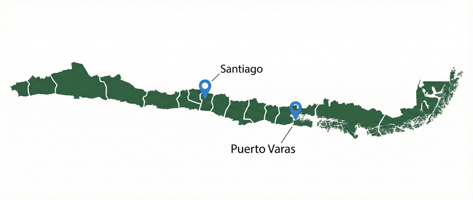 Mapa de Chile - Critical Soluciones Industriales